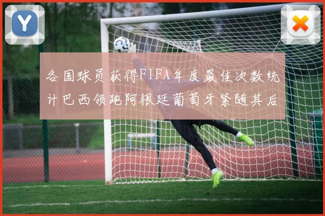 各国球员获得FIFA年度最佳次数统计巴西领跑阿根廷葡萄牙紧随其后